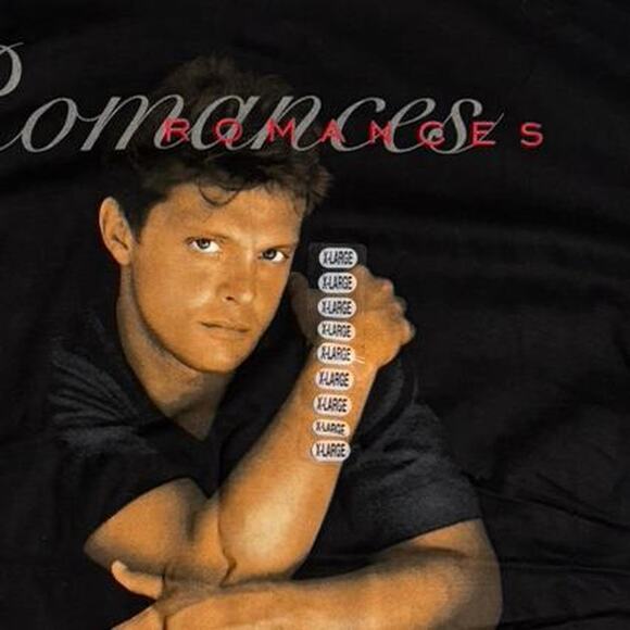 1997 nwt black Luis Miguel tee - Picture 4 of 4